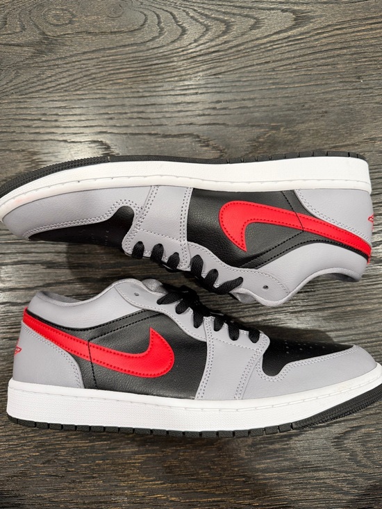 Jordan Shoes - Nike Air Jordan 1 Low Cement Fire Red women’s size 12